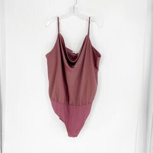 Gilli Sleeveless Pink Bodysuit Size 3X